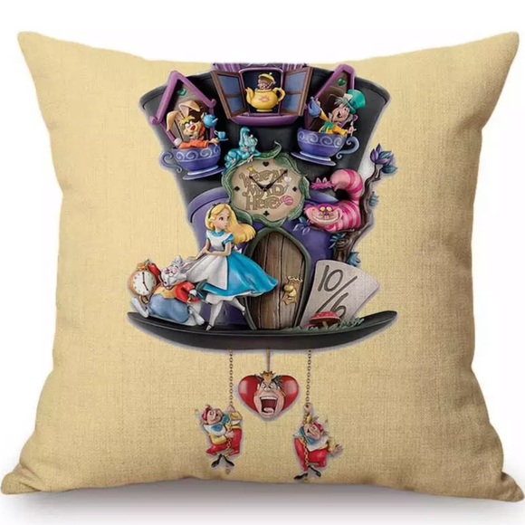 Disney Other - 🐇 Disney Alice In Wonderland Pillow Cover 🐇